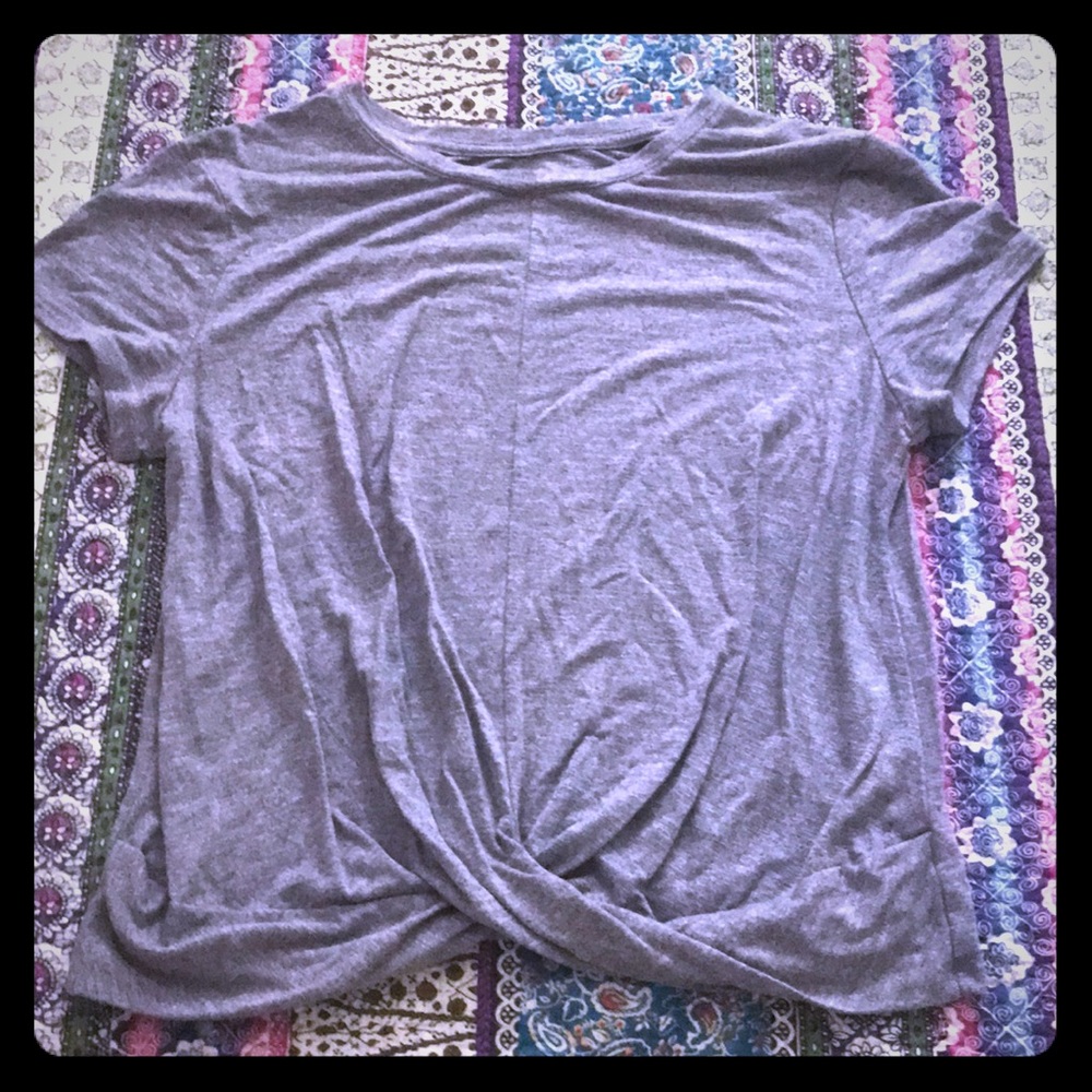 Grey maternity shirt